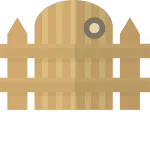 Fence Door SVG Icon